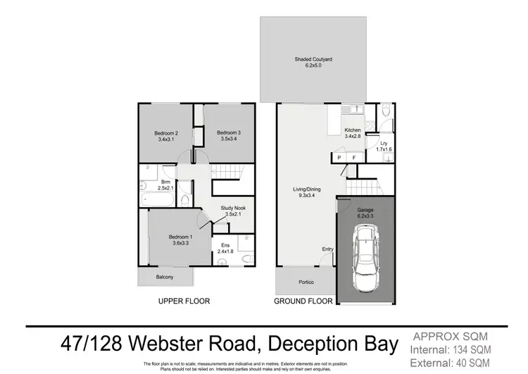 Floorplan of Homely townhouse listing, 47/128 Webster Road, Deception Bay QLD 4508