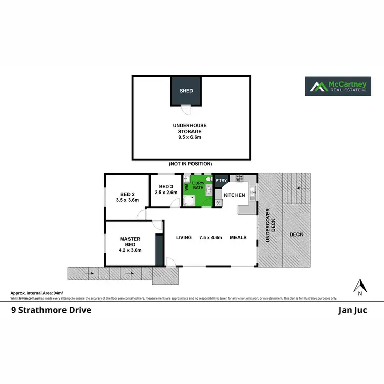 Floorplan of Homely house listing, 9 Strathmore Drive, Jan Juc VIC 3228