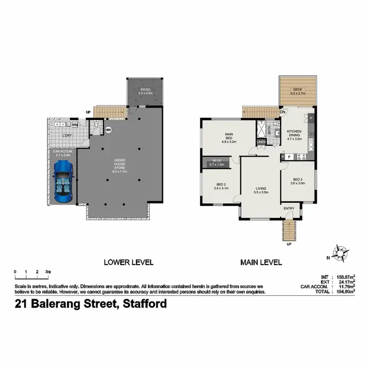 Floorplan of Homely house listing, 21 Balerang Street, Stafford QLD 4053