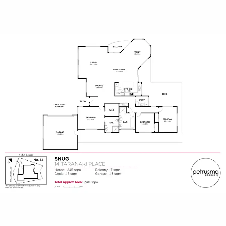 Floorplan of Homely house listing, 14 Taranaki Place, Snug TAS 7054