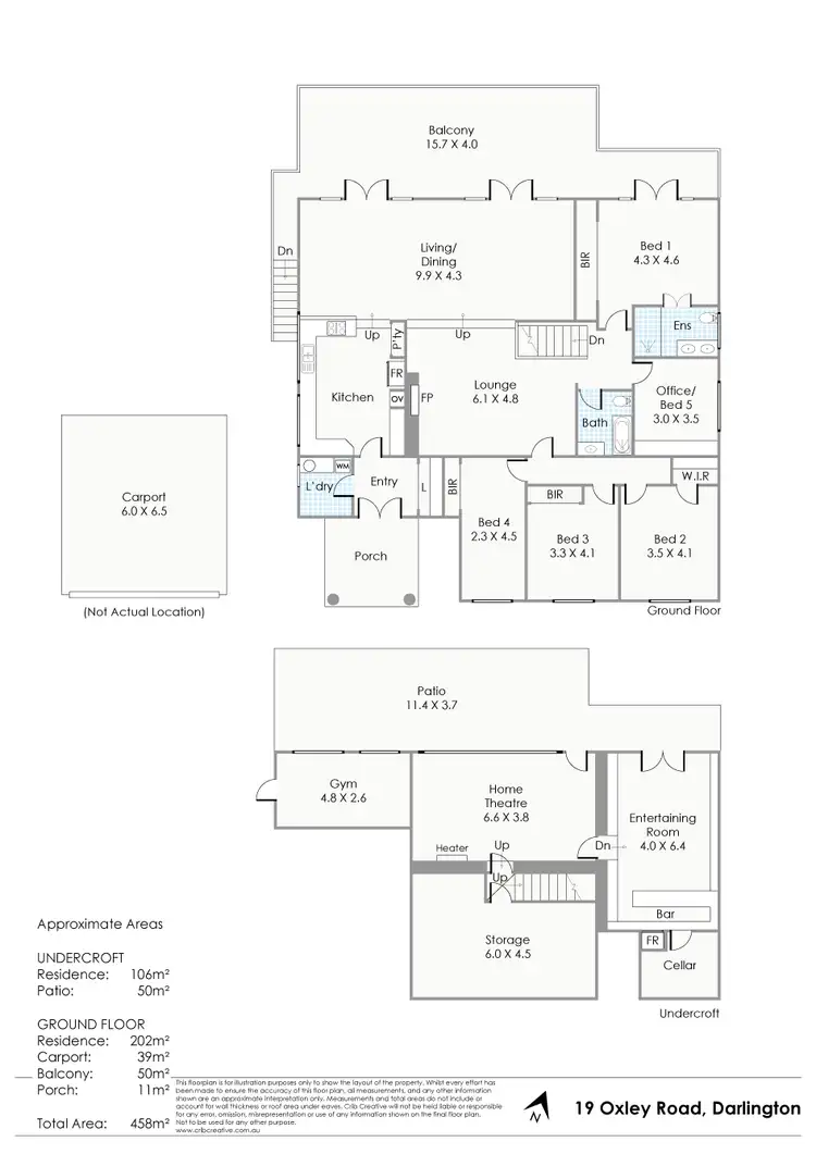 Floorplan of Homely house listing, 19 Oxley Road, Darlington WA 6070