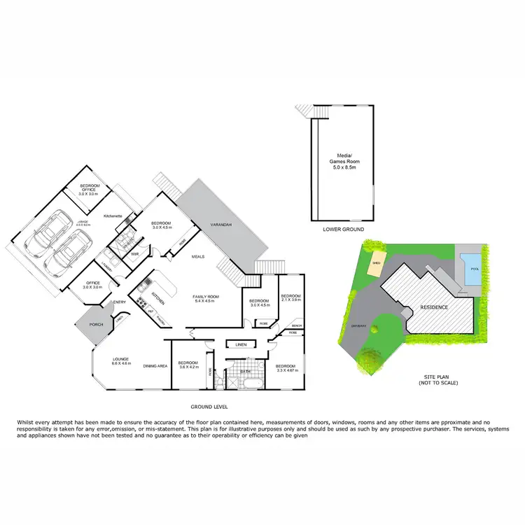 Floorplan of Homely house listing, 3 Purnawilla Court, Middle Ridge QLD 4350