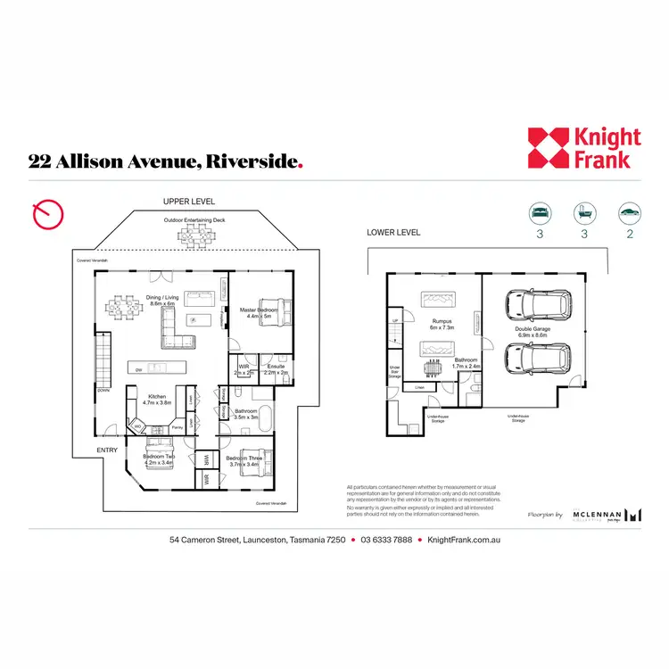 Floorplan of Homely house listing, 22 Allison Avenue, Riverside TAS 7250