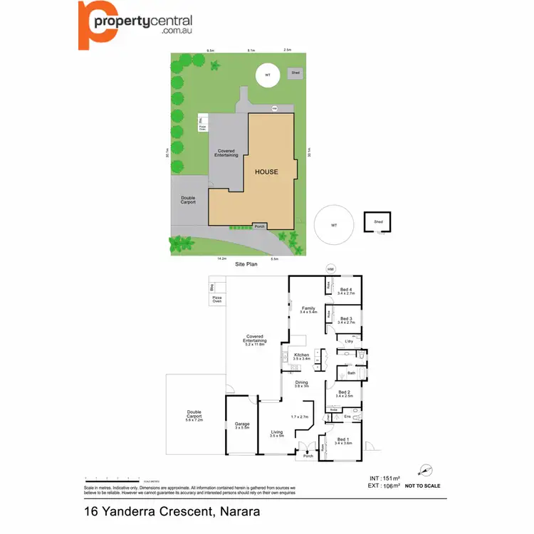 Floorplan of Homely house listing, 16 Yanderra Crescent, Narara NSW 2250