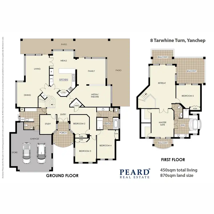Floorplan of Homely house listing, 5 Tarwhine Turn, Yanchep WA 6035