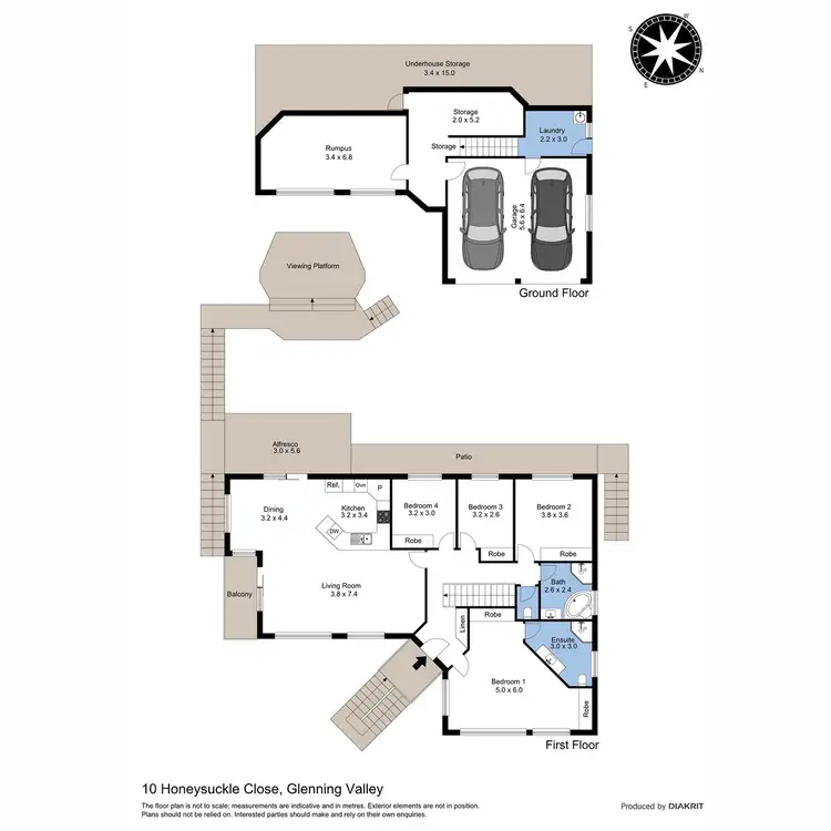 Floorplan of Homely house listing, 10 Honeysuckle Close, Glenning Valley NSW 2261