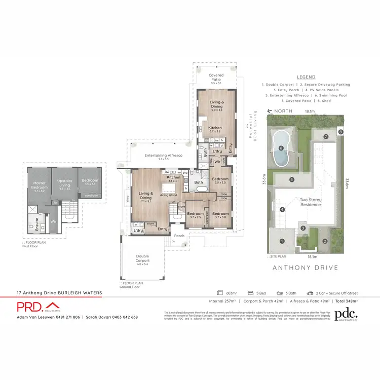 Floorplan of Homely house listing, 17 Anthony Drive, Burleigh Waters QLD 4220