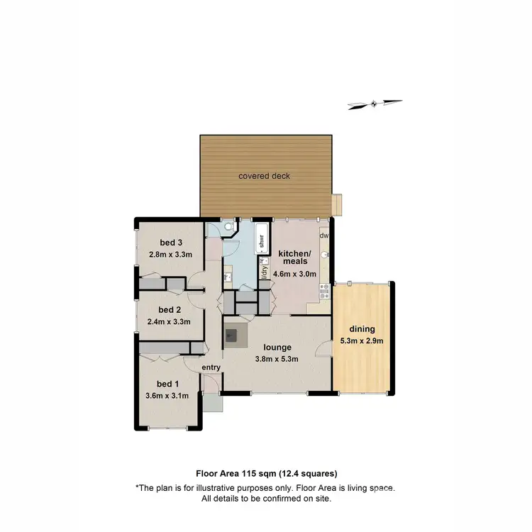Floorplan of Homely house listing, 10 Waratah Way, Cockatoo VIC 3781