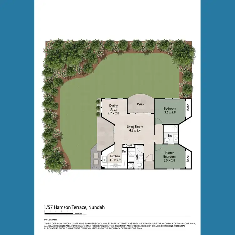 Floorplan of Homely unit listing, 1/57 Hamson Terrace, Nundah QLD 4012