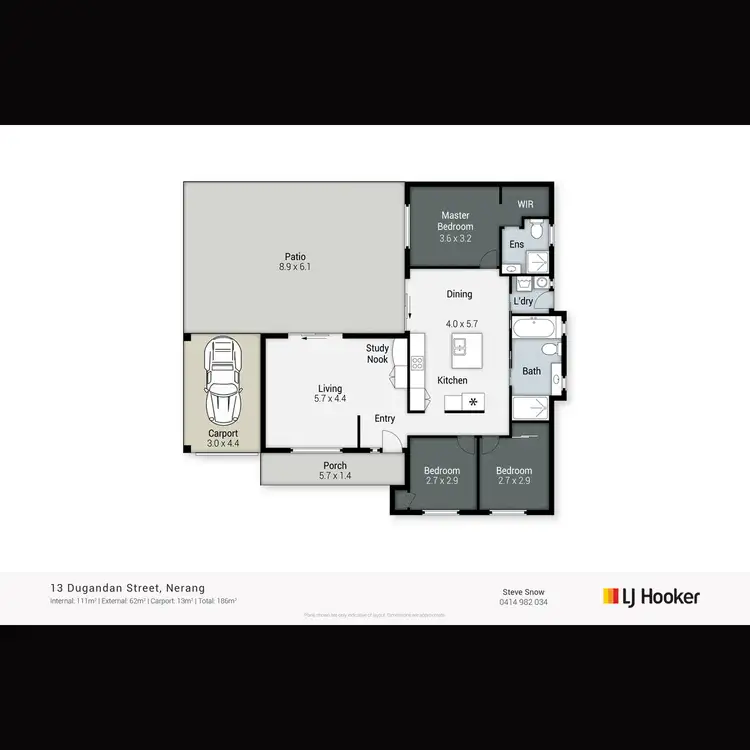 Floorplan of Homely house listing, 13 Dugandan Street, Nerang QLD 4211