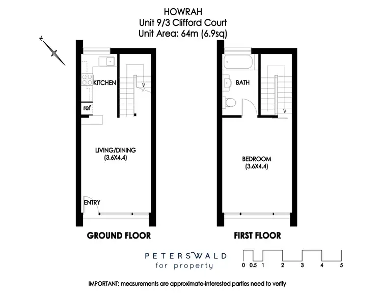 Floorplan of Homely unit listing, 9/3 Clifford Court, Howrah TAS 7018