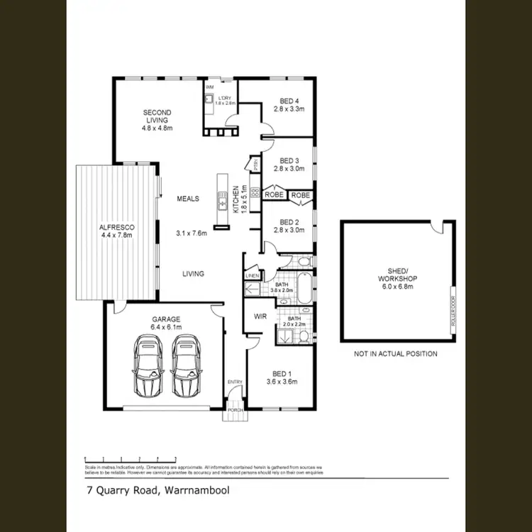 Floorplan of Homely house listing, 7 Quarry Road, Warrnambool VIC 3280