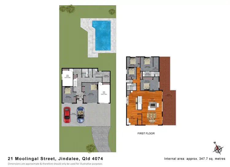 Floorplan of Homely house listing, 21 Moolingal Street, Jindalee QLD 4074