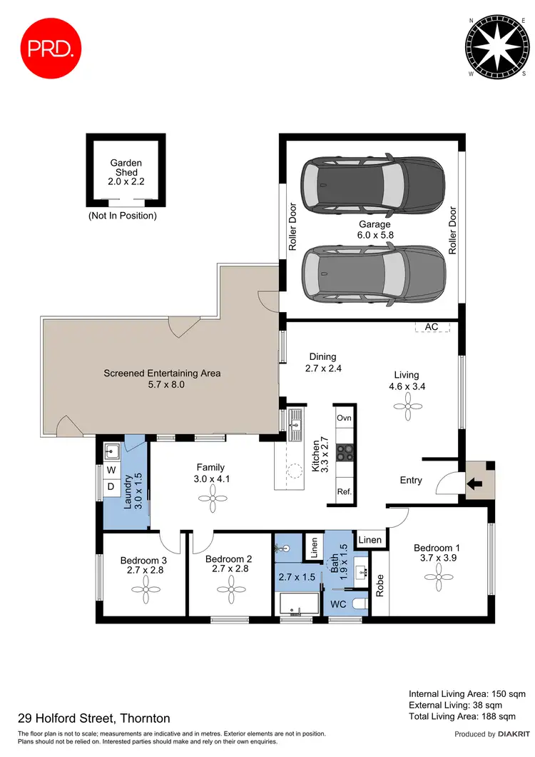 Floorplan of Homely house listing, 29 Holford Crescent, Thornton NSW 2322