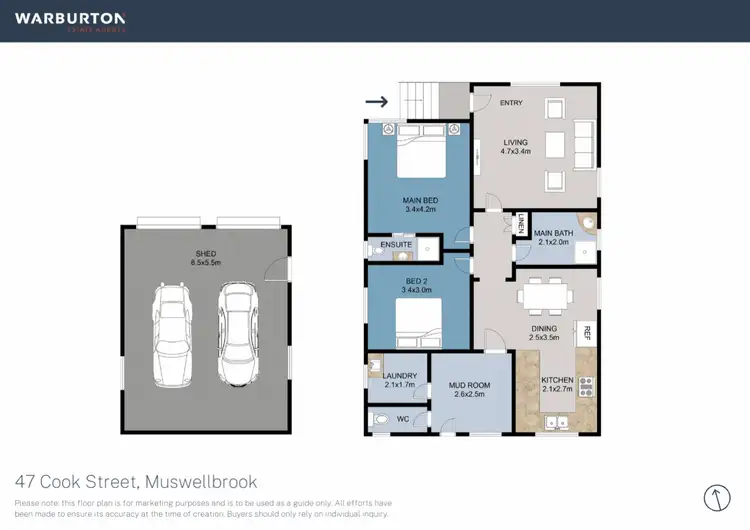 Floorplan of Homely house listing, 47 Cook Street, Muswellbrook NSW 2333