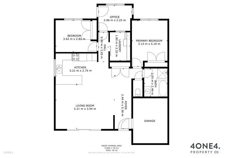 Floorplan of Homely unit listing, 2/10 Racecourse Road, Brighton TAS 7030