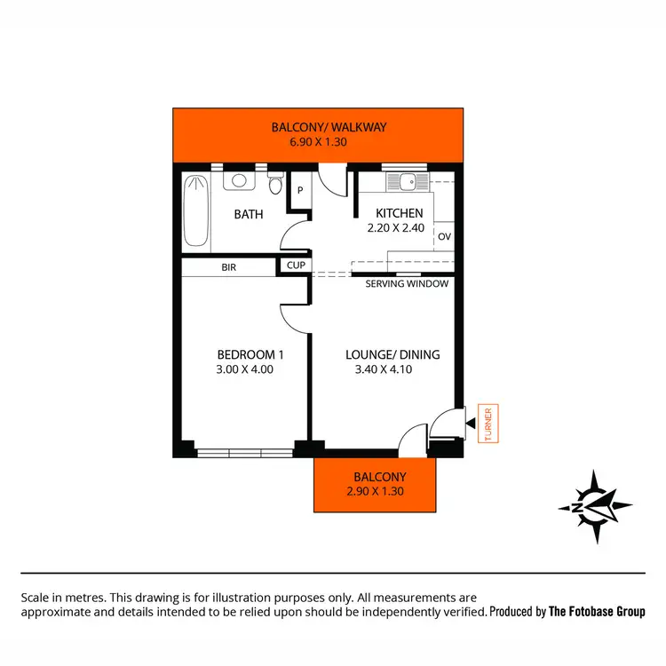 Floorplan of Homely unit listing, 6/495 Cross Road, South Plympton SA 5038