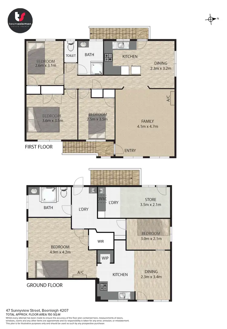 Floorplan of Homely house listing, 47 Sunnyview Street, Beenleigh QLD 4207