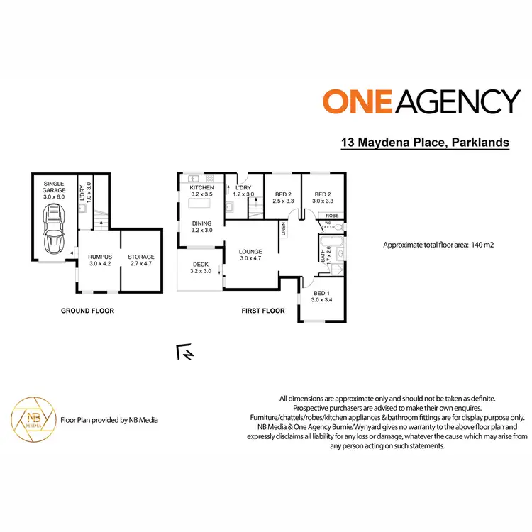 Floorplan of Homely house listing, 13 Maydena Place, Parklands TAS 7320