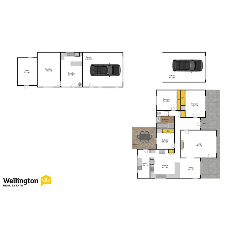 Floorplan of Homely house listing, 64 Knight Street, Maffra VIC 3860