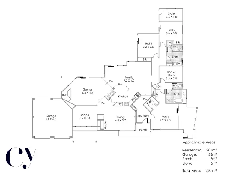 Floorplan of Homely house listing, 24 Adenia Road, Riverton WA 6148