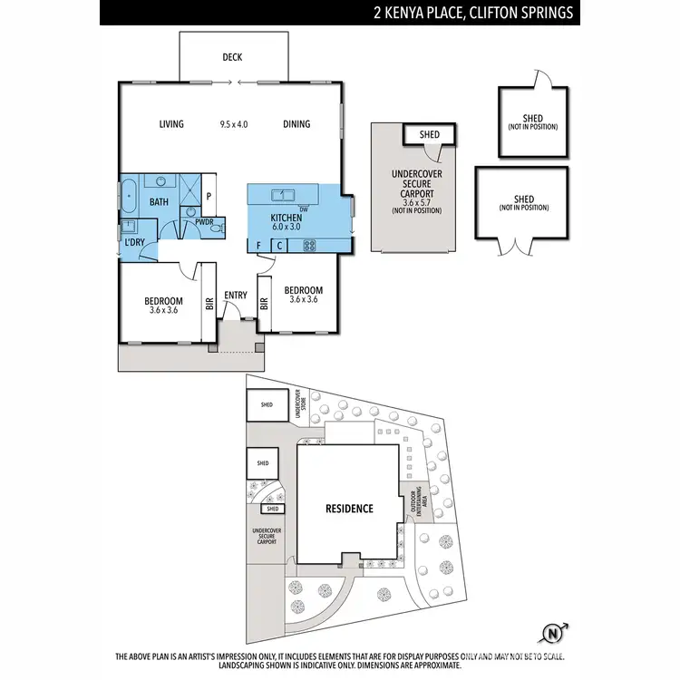 Floorplan of Homely house listing, 2 Kenya Place, Clifton Springs VIC 3222