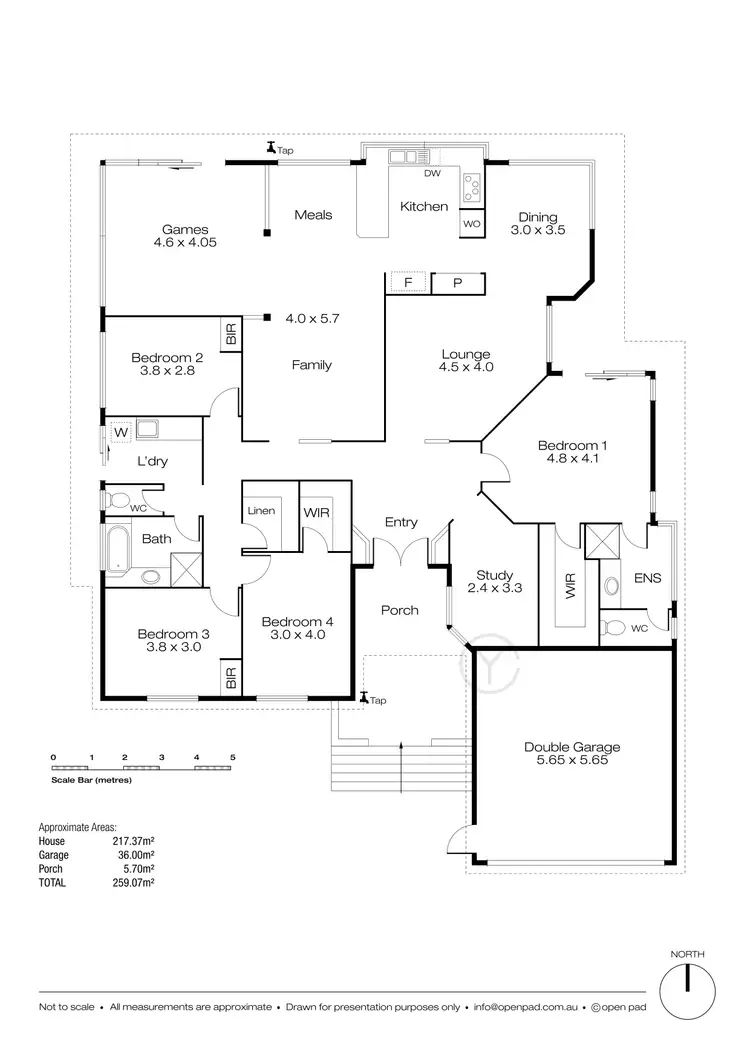 Floorplan of Homely house listing, 57 La Fayette Boulevard, Bibra Lake WA 6163