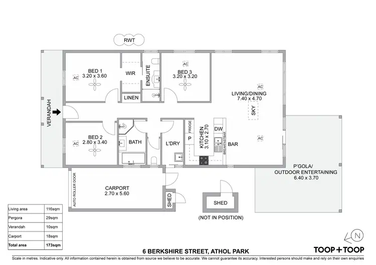 Floorplan of Homely house listing, 6 Berkshire Street, Athol Park SA 5012