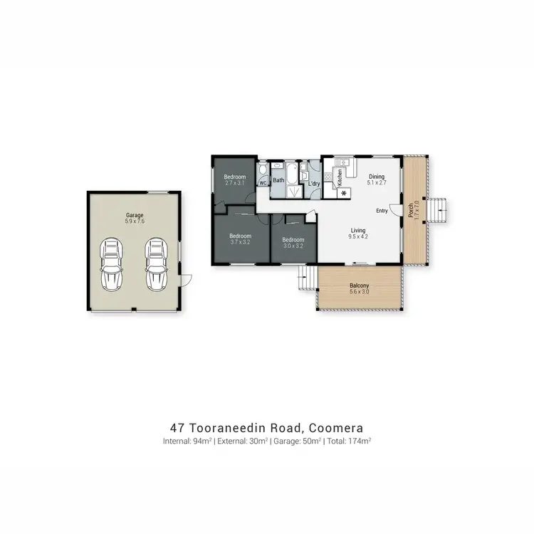 Floorplan of Homely house listing, 47 Tooraneedin Road, Coomera QLD 4209