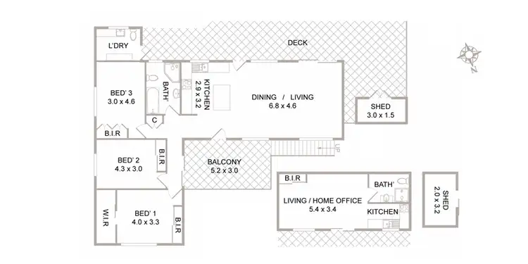 Floorplan of Homely house listing, 24 King Road, Hornsby NSW 2077
