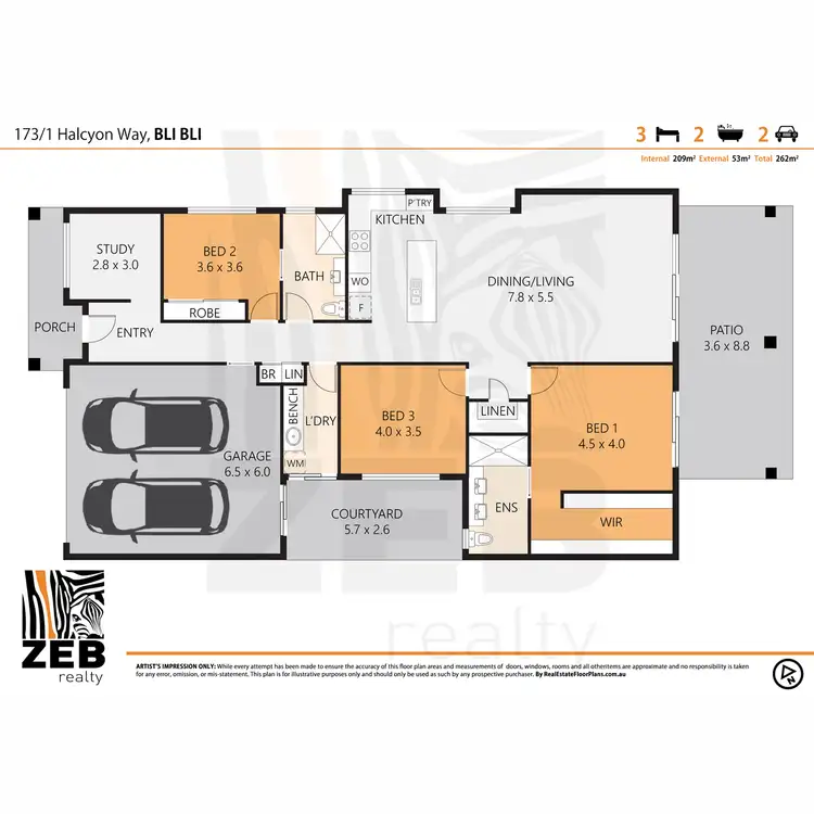 Floorplan of Homely house listing, 173/1 Halcyon Way, Bli Bli QLD 4560