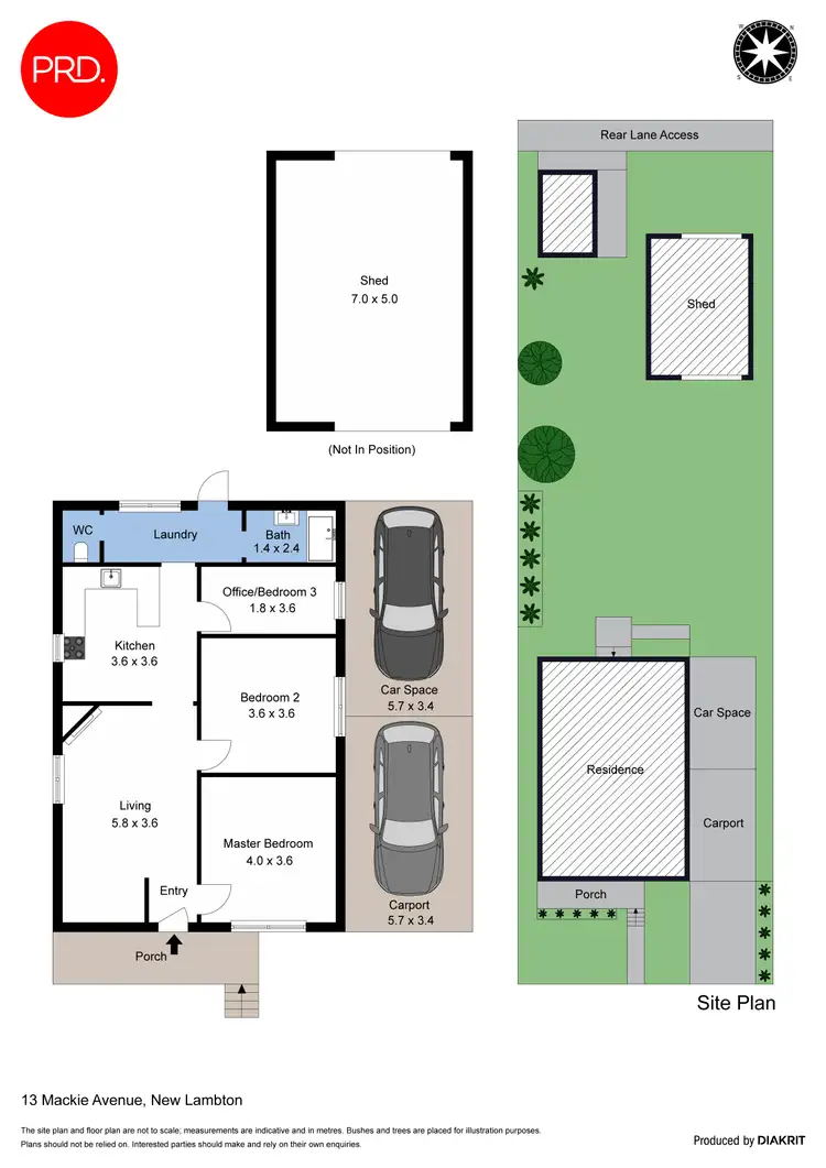 Floorplan of Homely house listing, 13 Mackie Avenue, New Lambton NSW 2305