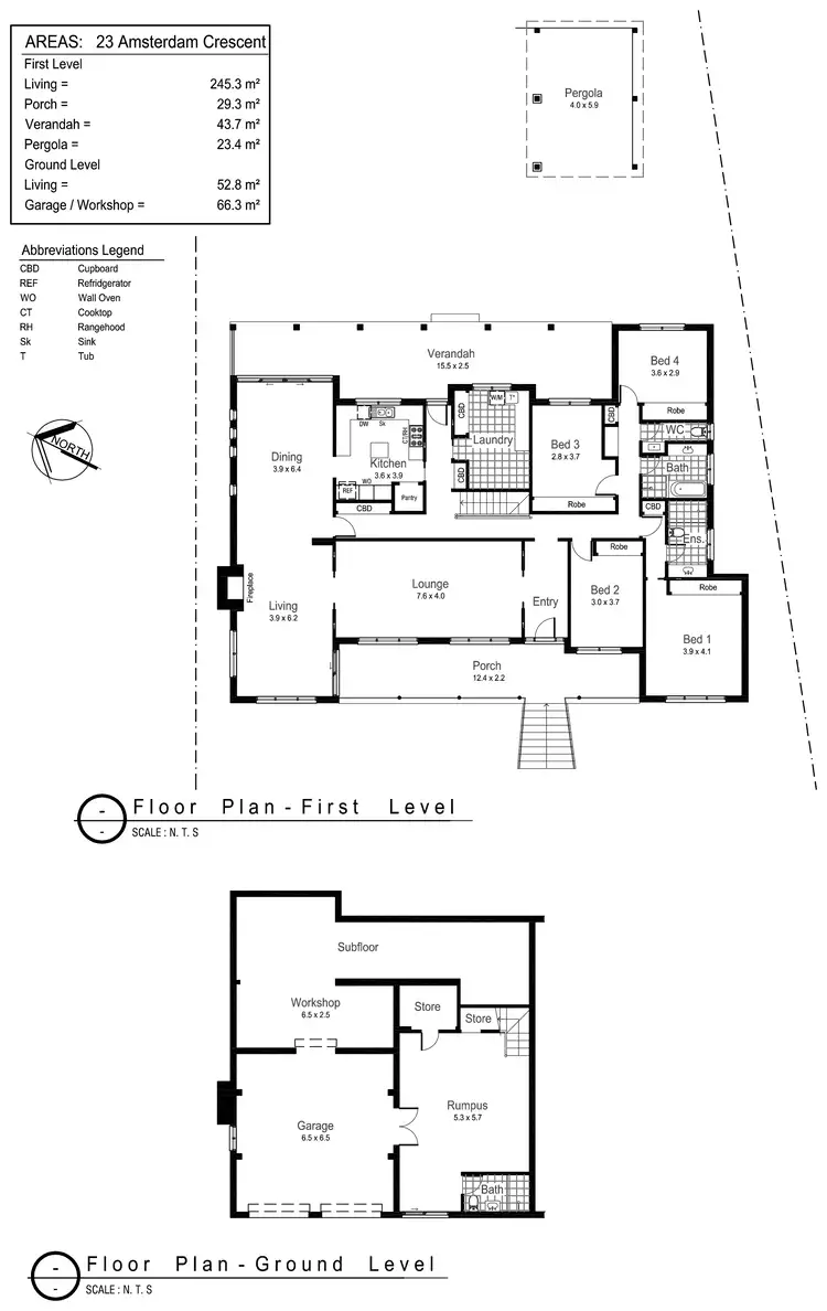 Floorplan of Homely house listing, 23 Amsterdam Crescent, Tolland NSW 2650