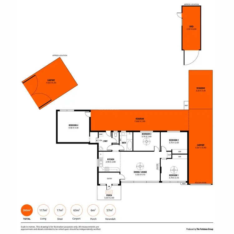 Floorplan of Homely house listing, 49 Rosewarne Crescent, Davoren Park SA 5113
