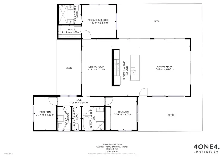 Floorplan of Homely house listing, 164 Bally Park Road, Dodges Ferry TAS 7173