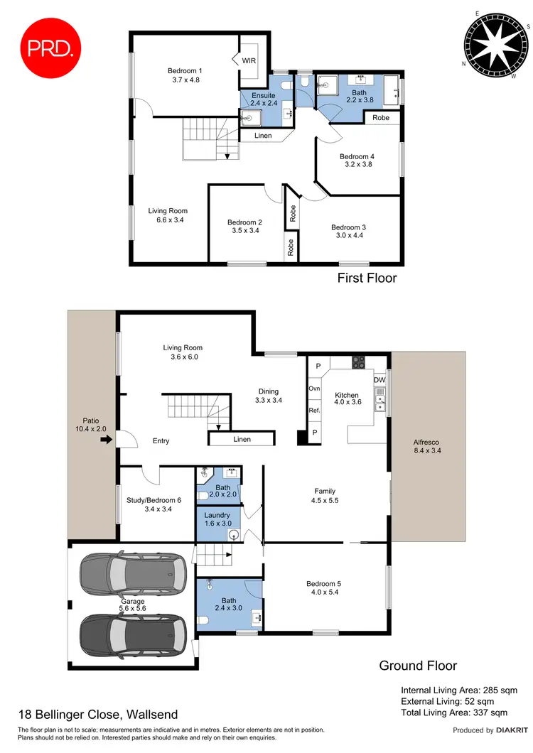 Floorplan of Homely house listing, 18 Bellinger Close, Wallsend NSW 2287