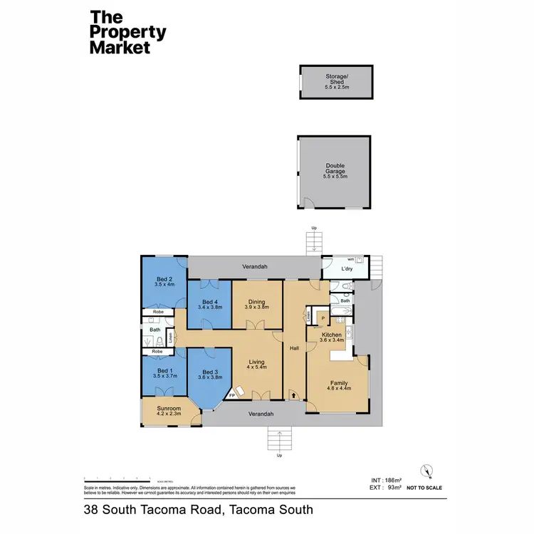 Floorplan of Homely house listing, 38 South Tacoma Road, Tacoma South NSW 2259