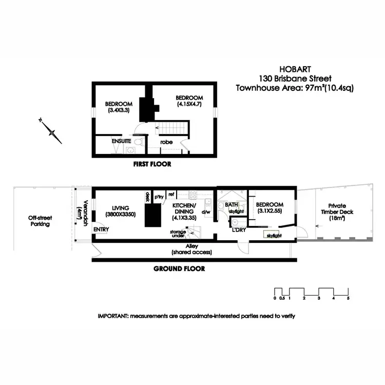 Floorplan of Homely house listing, 130 Brisbane Street, Hobart TAS 7000