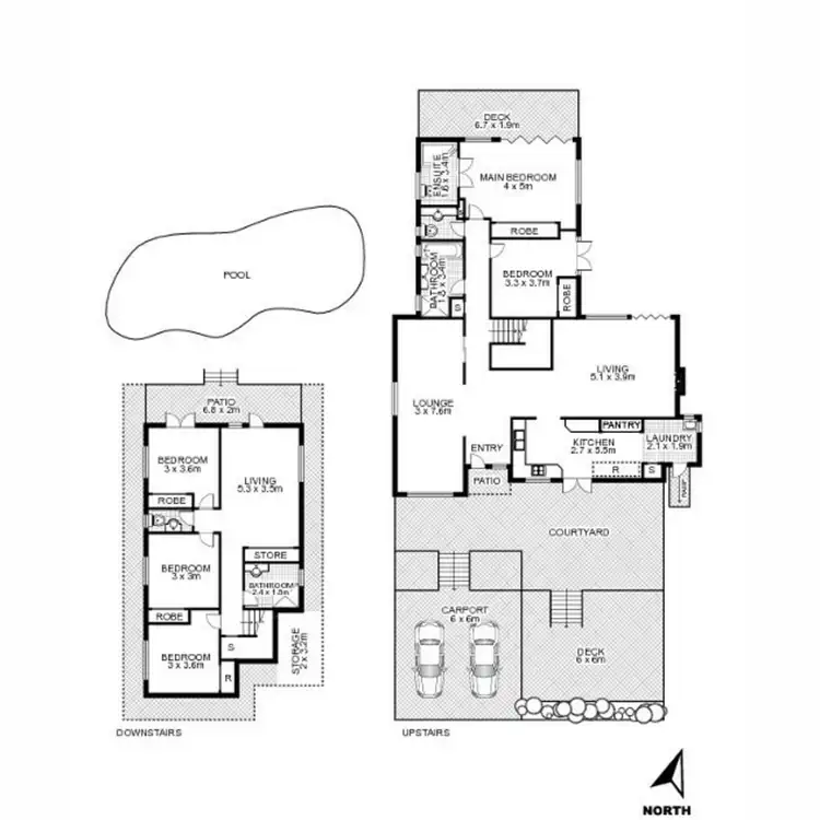 Floorplan of Homely house listing, 78 Highland Tce, St Lucia QLD 4067
