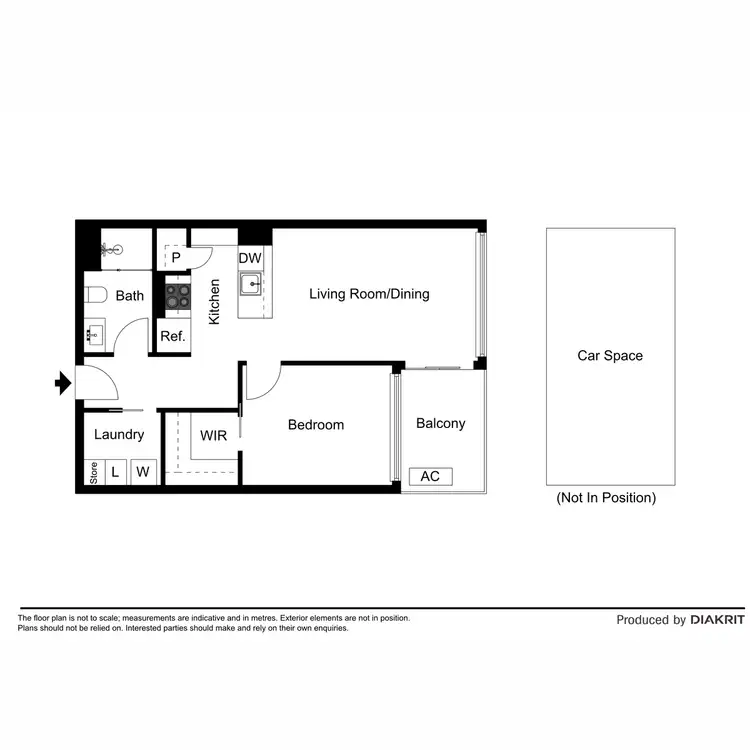 Floorplan of Homely apartment listing, 1602/51 Homer Street, Moonee Ponds VIC 3039