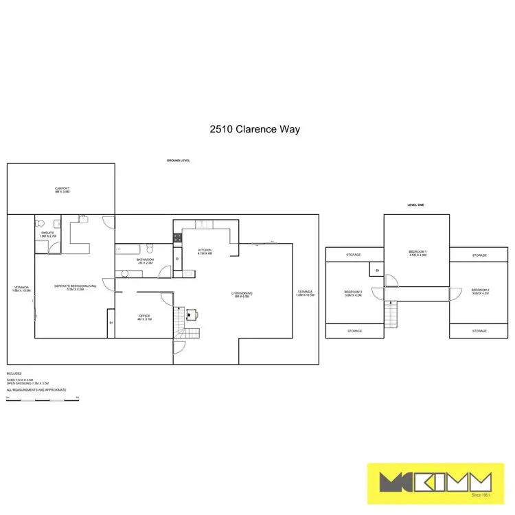 Floorplan of Homely rural property listing, 2510 Clarence Way, Upper Copmanhurst NSW 2460