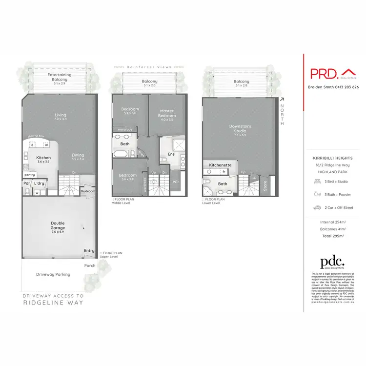 Floorplan of Homely house listing, 16/2 Ridgeline Way, Highland Park QLD 4211