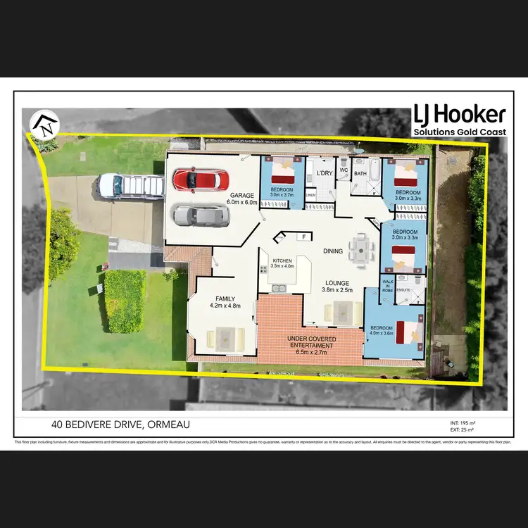 Floorplan of Homely house listing, 40 Bedivere Drive, Ormeau QLD 4208
