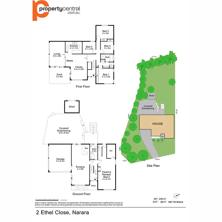 Floorplan of Homely house listing, 2 Ethel Close, Narara NSW 2250