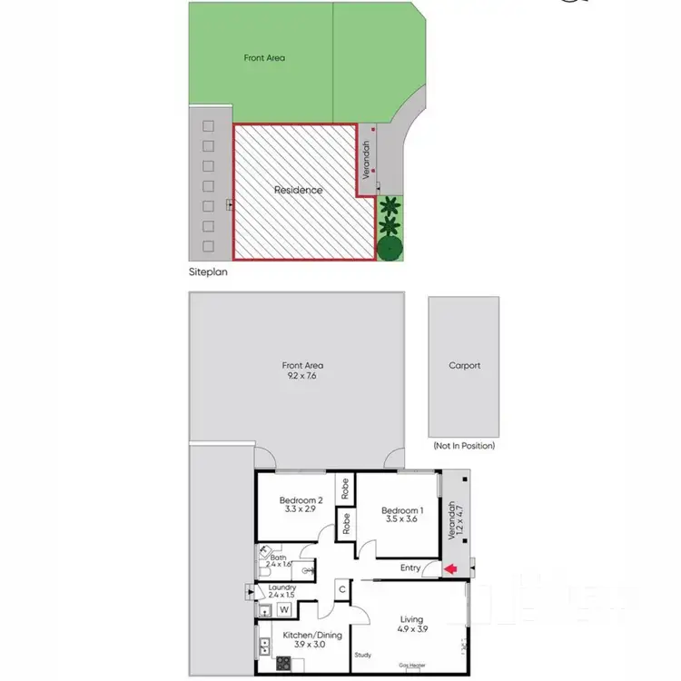 Floorplan of Homely unit listing, 5/49-51 Heathmont Road, Ringwood VIC 3134