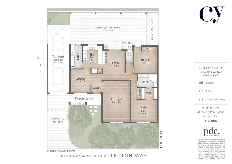 Floorplan of Homely unit listing, 10/39 Allerton Way, Booragoon WA 6154