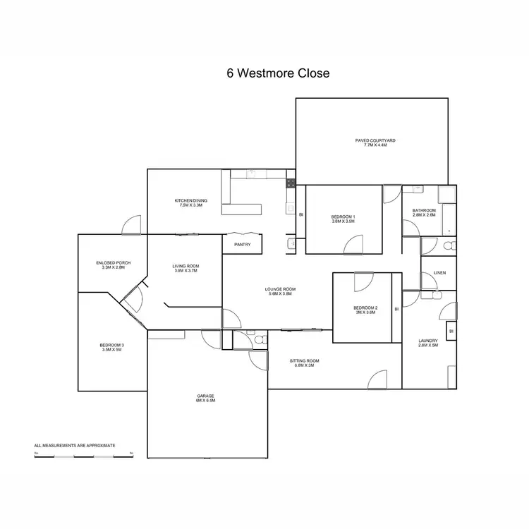 Floorplan of Homely house listing, 6 Westmore Close, Grafton NSW 2460