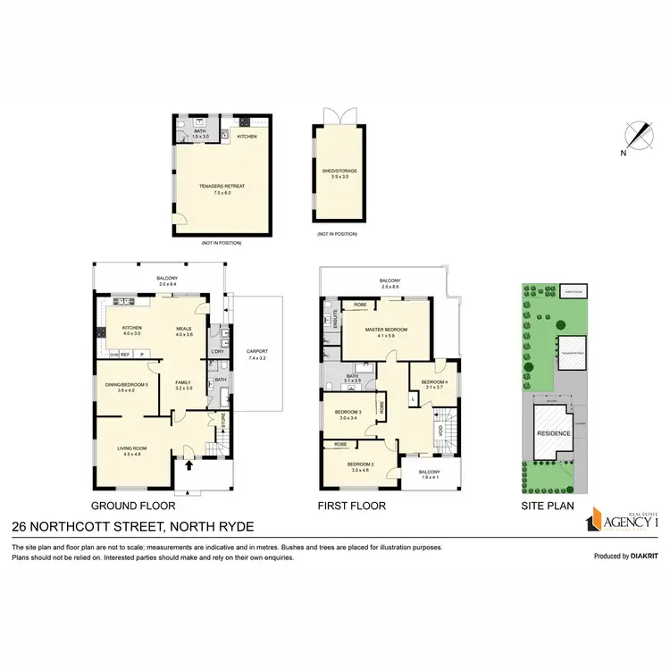 Floorplan of Homely house listing, 26 Northcott Street, North Ryde NSW 2113