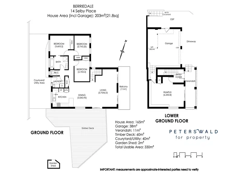 Floorplan of Homely house listing, 14 Selby Place, Berriedale TAS 7011