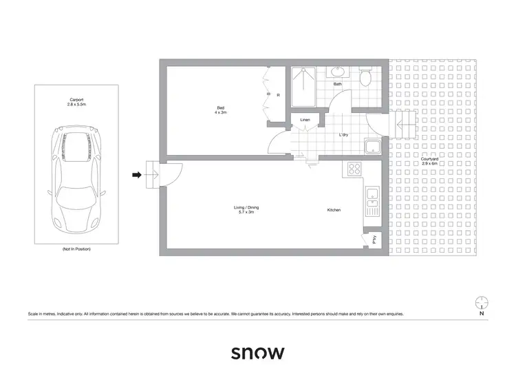 Floorplan of Homely unit listing, 1/10 Long Street, Rangeville QLD 4350